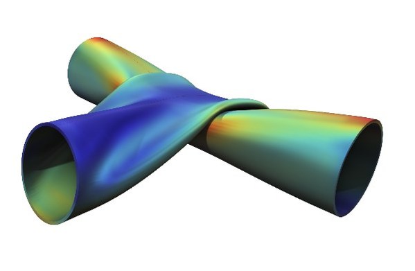 COMSOL (R) 6.1 汾ʹ·M(jn)н|Y(ji)@ʾ˃ɂ(g)ٹܵđ(yng)׃