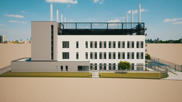 CGI of Colt DCS third hyperscale data centre in Frankfurt, Germany