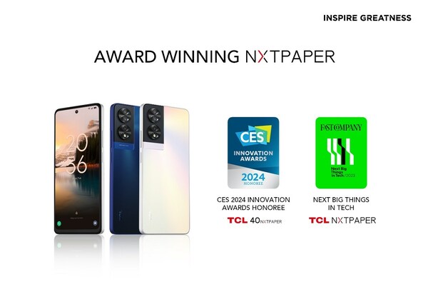 TCL 40 NXTPAPERs@CES 2024(chung)ª(jing)